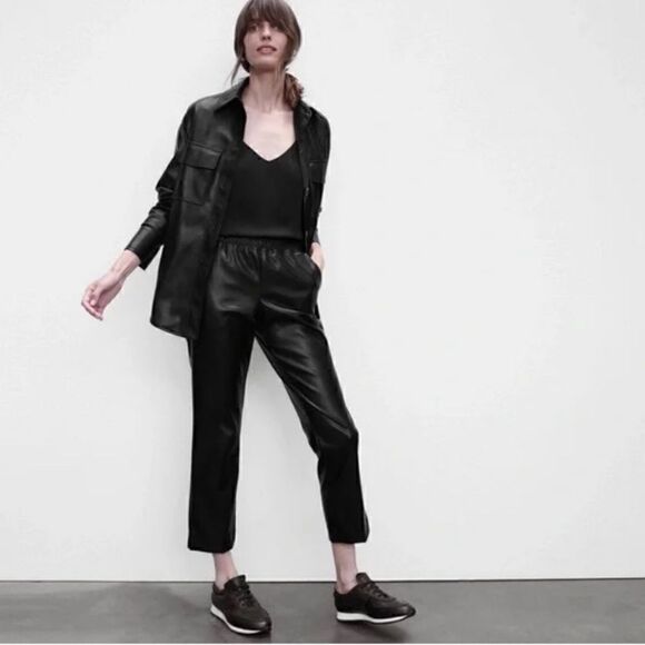 The Reset R Label Vegan Leather Pants sz XS - Picture 1 of 7